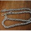 Retro Distressed Dragon Head Silver-Plated Necklace with Thai Silver Bone Chain - Versatile Hip Hop Style for Men.
