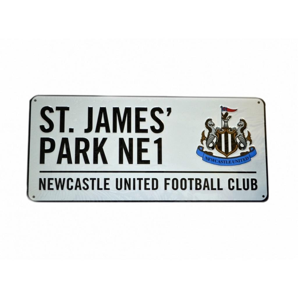 Newcastle kovová ulice znamení