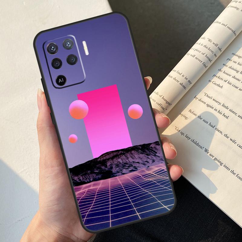 

Vaporwave Aesthetic Trippy Case For Oppo A58 A98 A78 A18 A38 A60 A80 A40 A77 A57 A17 A74 A54 A94 A96 A76 A16 A15 A5 Pro OPPO A98 5G