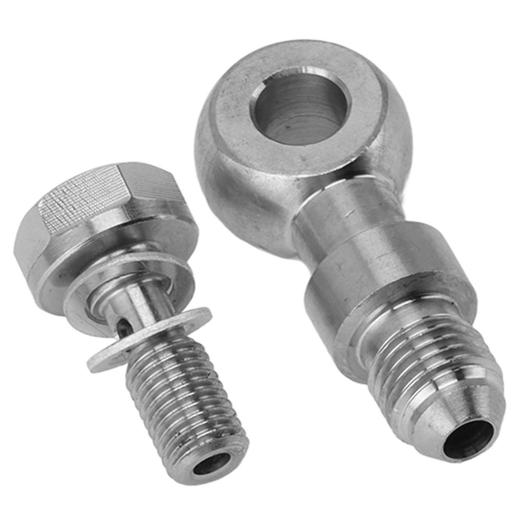 Turbo Banjo Bolt Kit M8 X 1mm Tube Connection Liquid Cintrol Turbo Brake Line Banjo Bolt