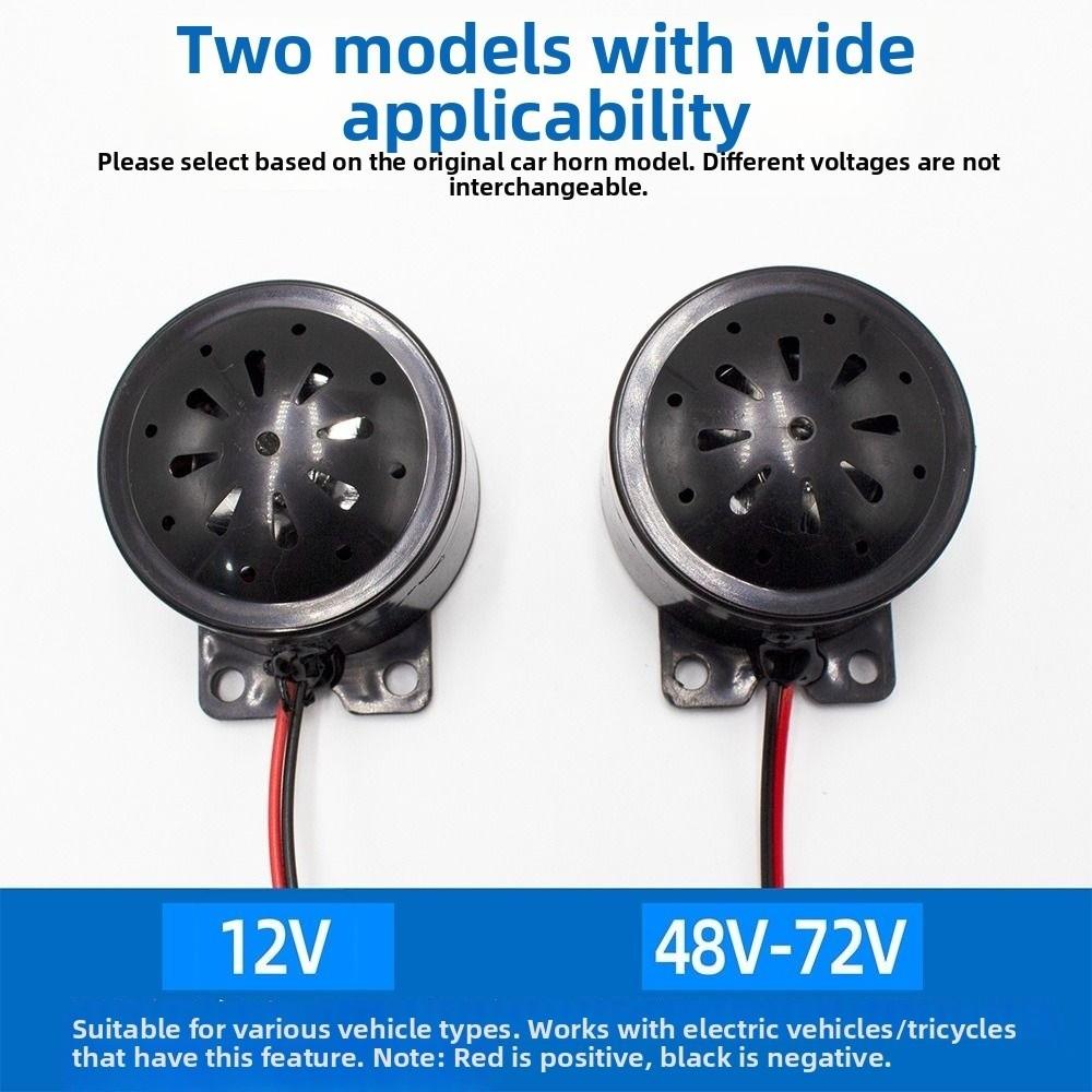 Universal Voice Warning Buzzer Reversing Steering E-bike Motorcycle Electric Tricycle Accessories