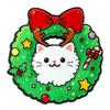 Bag Decorative Pins Christmas Cartoon Cat Enamel Brooch, Kitten Badge Pin for Backpack Accessories Men Women, Sweater Cardigan Coat Dress Jewelry