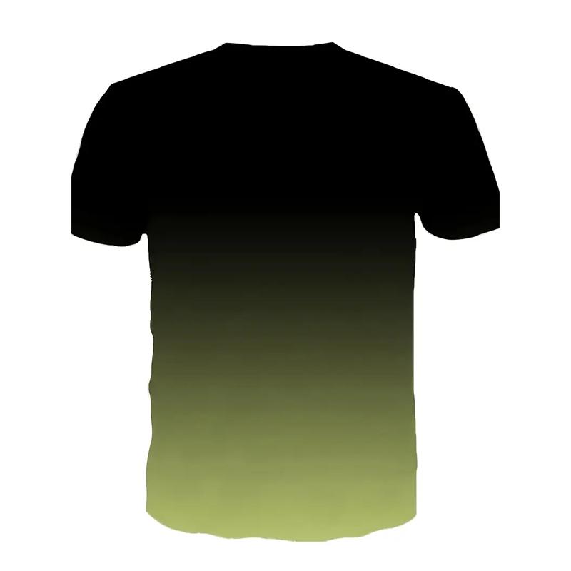 New Summer Men's Fashion T-shirt Personality King Printed Men's T-shirt Top