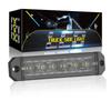 LKW 12V/24V 6SMD LED Warnleuchte – Konstante Gitter-Lichtleiste mit gelben/roten/blauen Verkehrsleuchten (ABS, für Autoscheinwerfer)