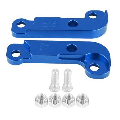 Aluminium Power Tuning Drift Lock Adapter Kit Increasing Turn Angle 25percent  for BWM E46 M3 Blue