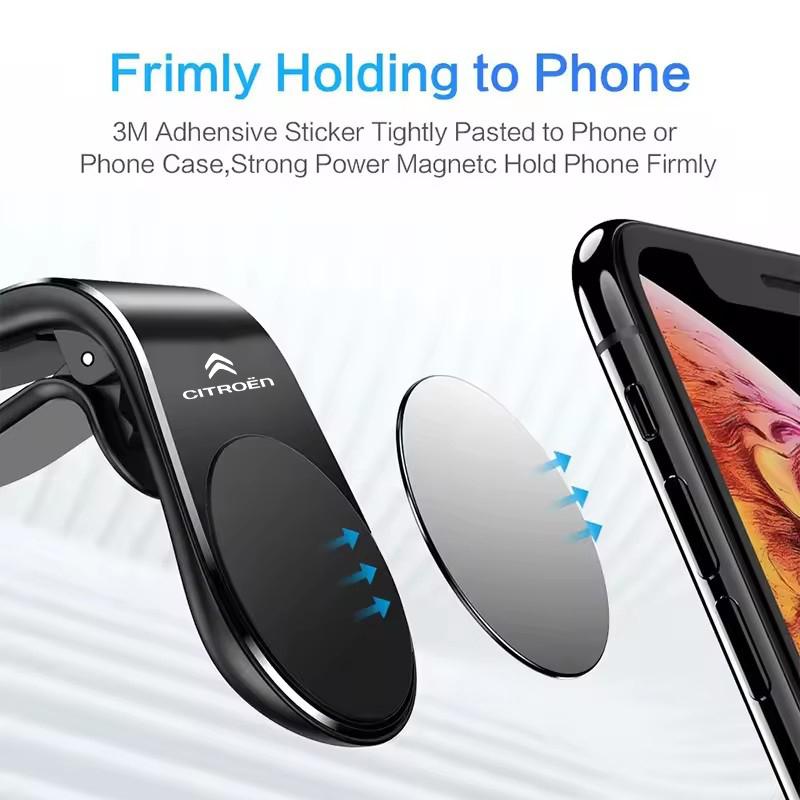 Magnetyczny Uchwyt na Telefon Stojak GPS Klips do Kratki Wentylacyjnej Akcesoria Samochodowe Do Citroen C5X C3 C5 C4 AIRCROSS Cactus PICASSO e-C3 e-C4 C1 C6 C2