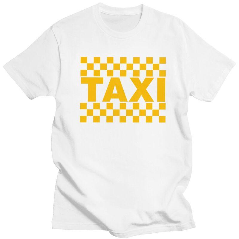Custom Taxi Driver T Shirts for Men 100 Cotton Tee Tops Tshirt Short Sleeve Tshirt Clothes