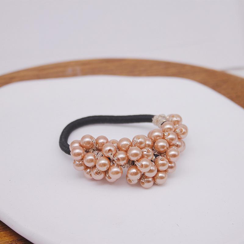 Perlen Haargummi - Blumiges Elastisches Band für Mädchen