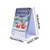 2025 100 Day Christmas Countdown Calendar Desktop Advent Calendar for Xmas Home Office Desk Tear Off New Year Countdown Calendar
