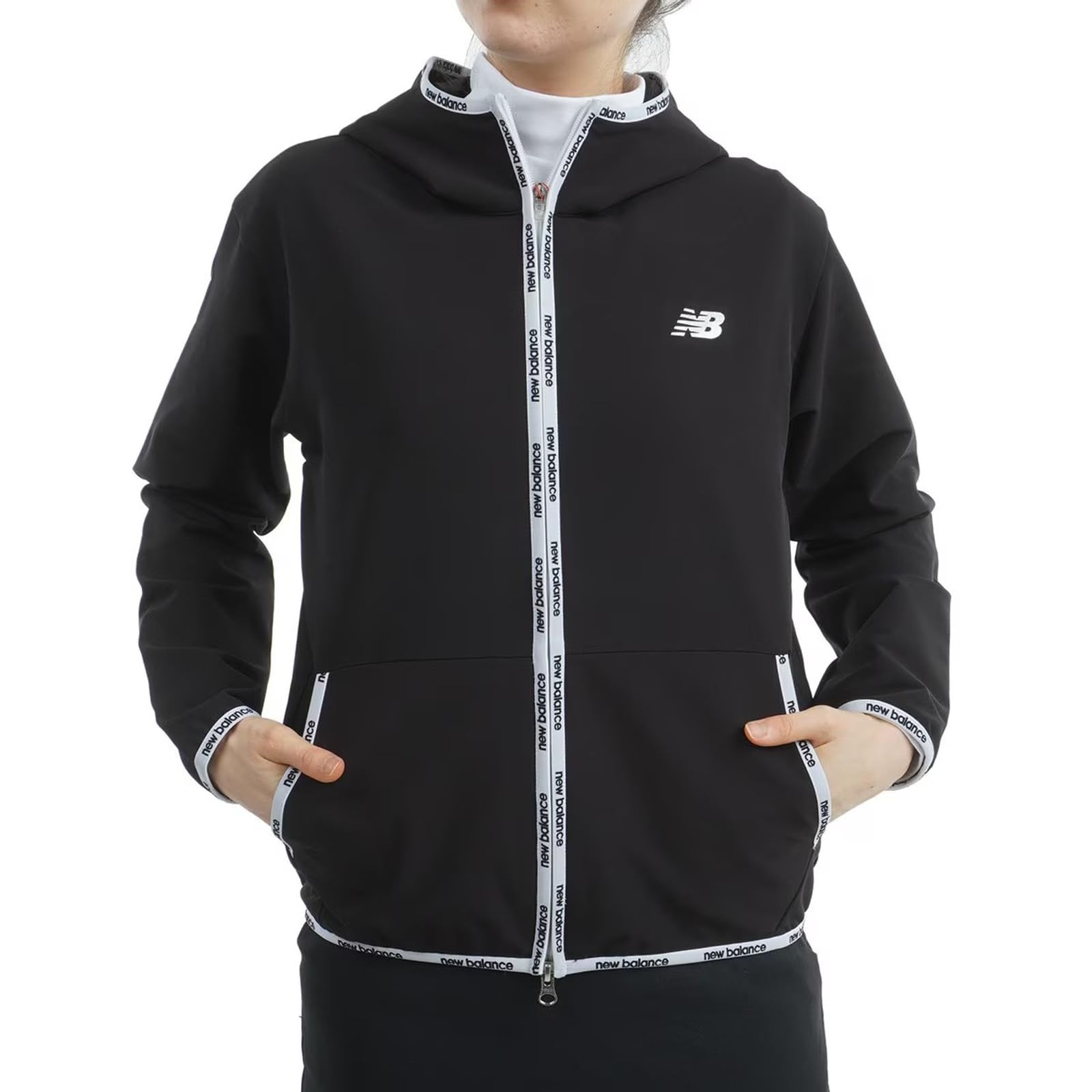 

Гольф Ветрозащитный Блузон на Молнии 0 [New Balance] (4-сторонняя эластичность/Однослойный) / Женский / 012-4220501 010_Черный [S]