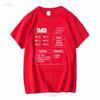 Dad Character Sheet T Shirt DnD Role Playing Vintage Washed Stylish Casual Homme Top For Everyday Wear Fashion Graphic Soft