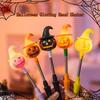 Halloween Flashing Wand Handheld Shake Light Wands Party Shake Pumpkin Ghost Stick Halloween Glowing Props Party Favor Gift