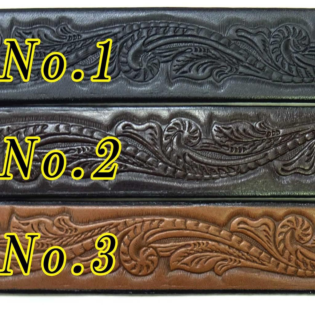 Bridge Made in belt leather genuine cowhide single piece of aniline arabesque size brown [J Western] Japan, approx. 35mm, only, belt, leather,