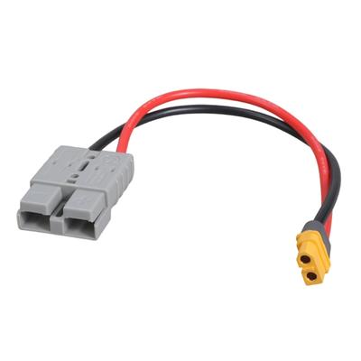 12AWG High Current Battery Charging Cable with ADS Plugs and XT60 Female Connectors Power Cable 30cm/11.81inch Length