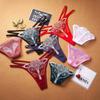 Erotic Panties Women Sexy Embroidery Thongs Transparent Hollow Girls Underwear Bikini Cute G-Strings