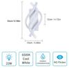 12W LED Wall Lamp White Modern Indoor Wall Light Creative Sconce Bedroom 6500K