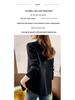 Damen Petit Khaki Slim Fit Blazer - 2025 Frühling/Herbst Beliebter Street Style