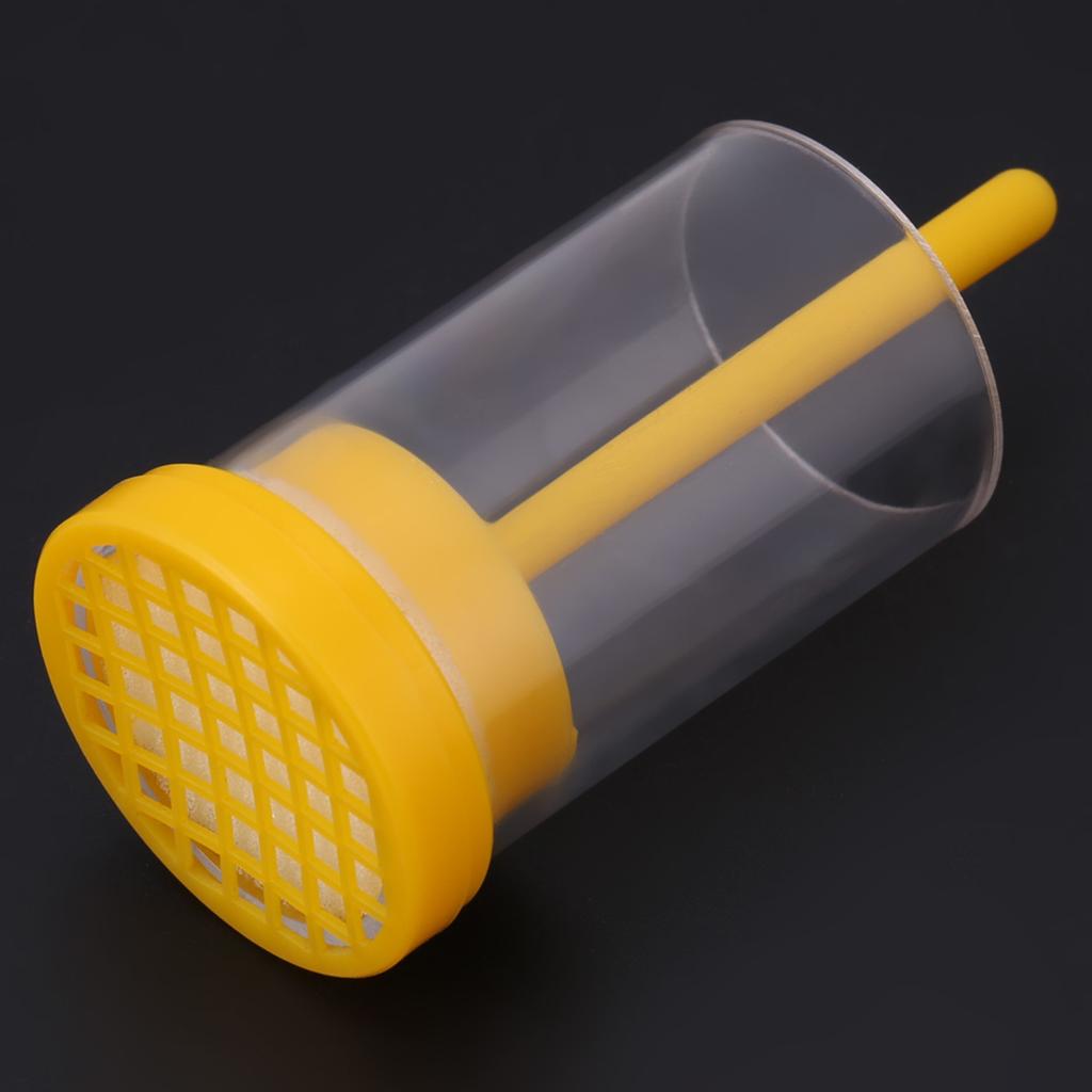 1pc Queen Bee Marker Marking Cage Bottle & Soft Plunger Beekeeping Tackle Beekeeper Tool