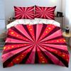 "Starburst Decor Set for Parties" Bedding Set with 1 Duvet Cover 2 Pillowcases Single Double King Queen, Gift