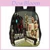 Trendy Polyester Backpack For Kids And Students With Fun Toilet Man Design School Bag