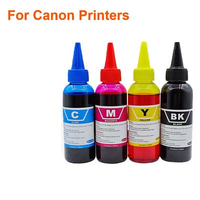 Universal Ink for Canon Printers, Continuous Ink Supply, 100ml, Compatible with 845, 846, 815, 816, 840, 841, Refill Liquid