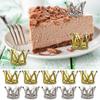 5 pezzi decorazioni per matrimoni mini corona cake topper strass piccola piccola tiara corona