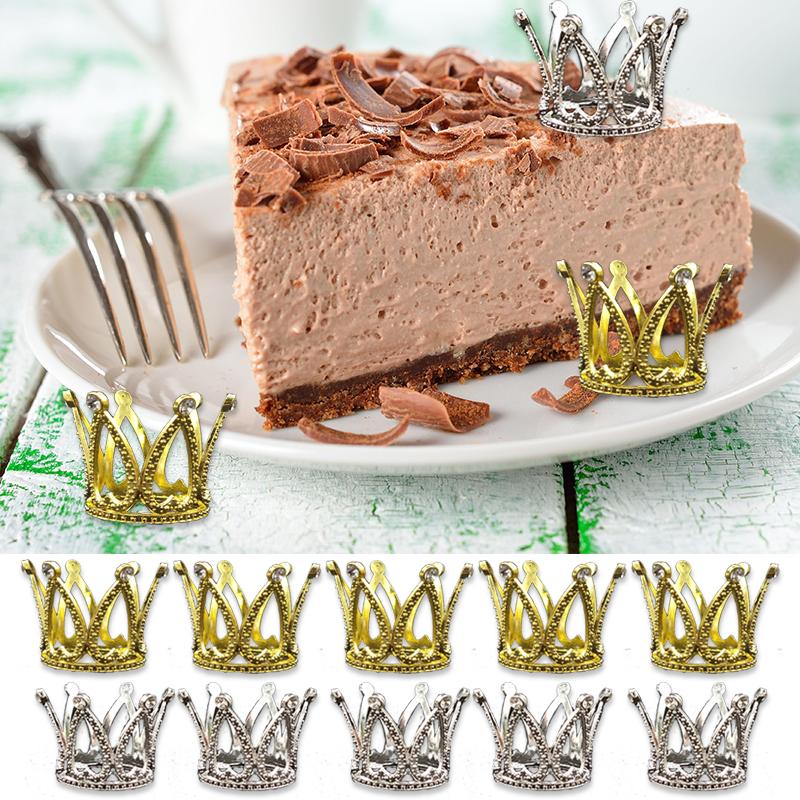5 pezzi decorazioni per matrimoni mini corona cake topper strass piccola piccola tiara corona