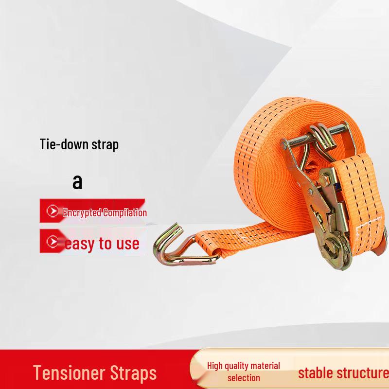 

Heavy-Duty Cargo Ratchet Tie-Down Straps