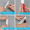 1PC 1/2m DIY Self-Adhesive Silicone Bendable Water Retaining Strip Shower Water Barrier Highl for Bathroom Separation Shower Acc