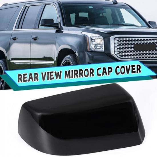 Passenger Right Side Mirror Cover Black For GMC 2015-2020 Tahoe Suburban Yukon