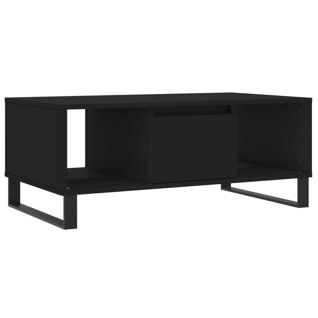 Coffee Table Black 90 X 50 X 36.5 Cm Particleboard