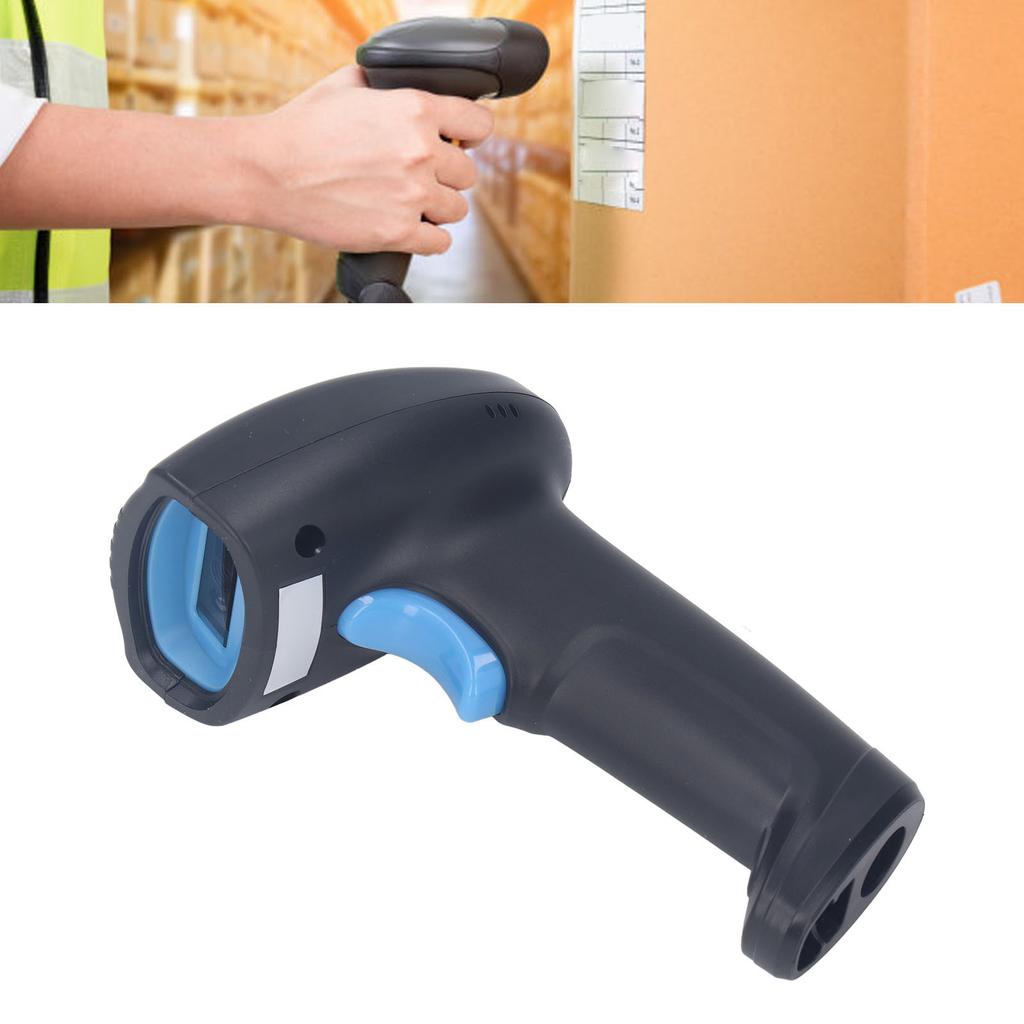 Scanner per codici a barre wireless 1D 2.4G Bluetooth USB 3 in 1 Lettore portatile per cassiere del supermercato E