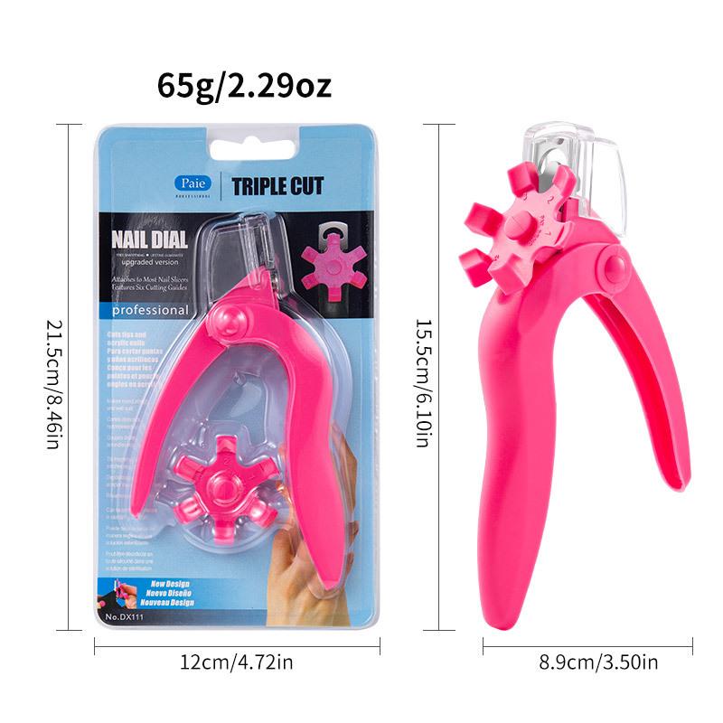 Multi-Functional U-Shaped Nail Clipper & Straight Scissors for Nail Art
