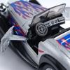 Vintage Classic Car Die-Cast Model, 11.5Cm Silver Pull-Back Toy With Openable Doors, Collectible Retro Car For Kids