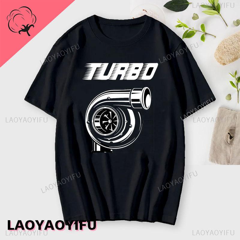 

Funny Turbo Spins Cotton T Shirt for Men Summer Casual O-neck Tops Shirt Hip-hop Personality Male Tshirts Unisex Sweashirt Tees 3XL