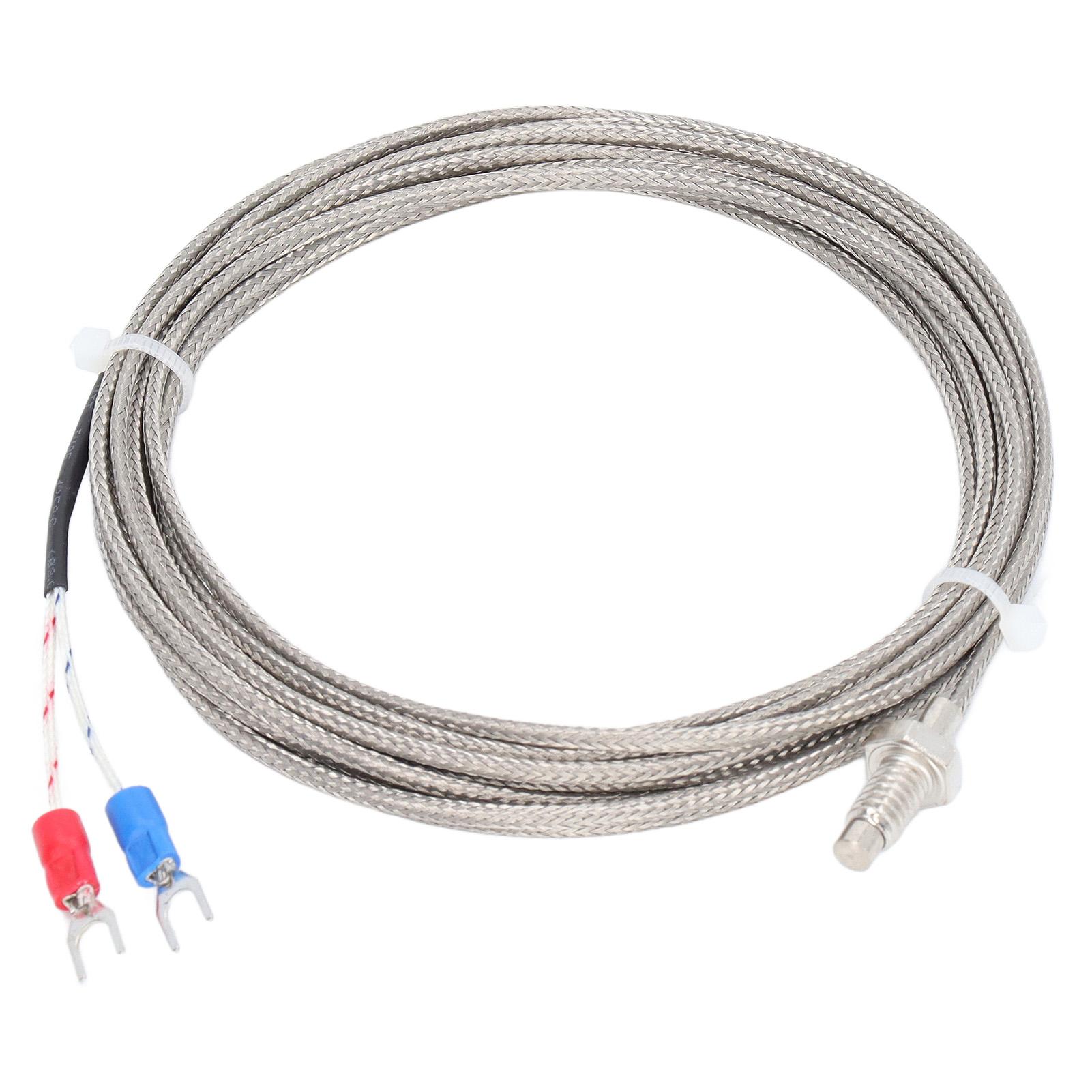 

БЕРМ Термопара K-типа Датчик температуры Детектор Измеритель Резьба M6 2-проводной зонд