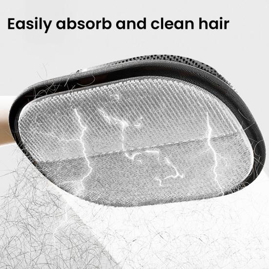 Elektrostatické rukavice Odstraňování chlupů domácích zvířat Omyvatelná Opakovaně použitelná rukavice na odstraňování chlupů pro nábytek Pohovka Koberec Autosedačka Rukavice pro péči o domácí zvířata pro kočky psy králíky