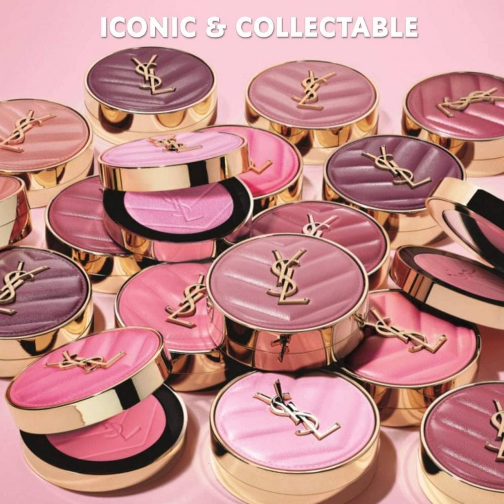 Yves Saint Laurent Make Me Blush 24h Opbouwbare Poeder Blush 0,17 Oz   5 G 54 Berry banG Roze Framboos Mat