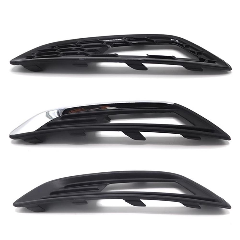 Car Foglight Foglamp Front Bumper Fog Light DRL Daytime Driving Lamp Cover Frame Hood Grille For Ford Focus MK3 2015 - 2018
