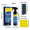 Car Coating Agent 120ml Nano Coating Agent Polish Spray Glass Cleaner Scratch Wax Waterless Wash for Exterior Paint Motorcycle