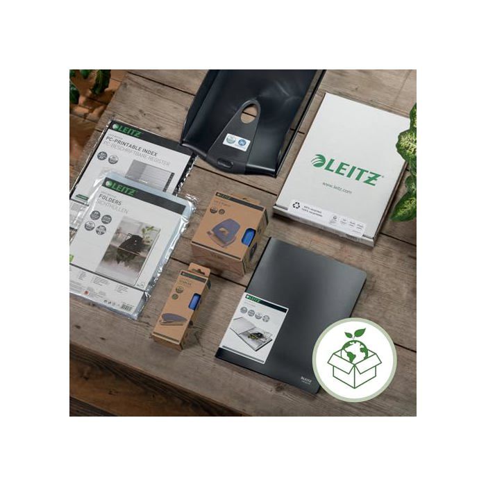 Bloc À Tiroirs - Leitz - Recycle - 4 Tiroirs A4 - 100% Recyclable - Noir