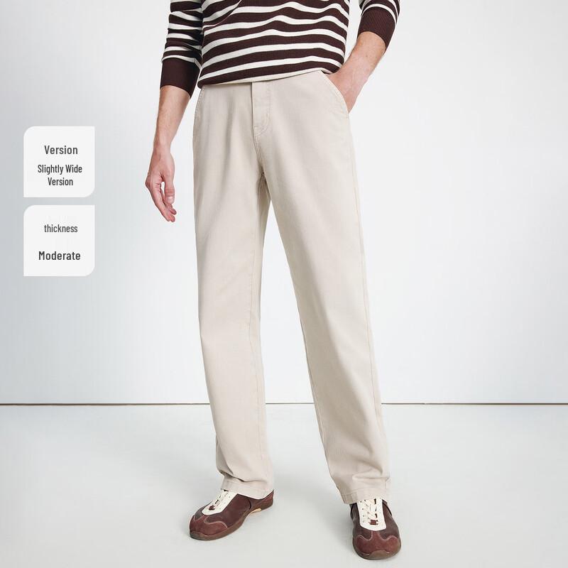 Navigare Men's Straight Fit Casual Cotton Pants