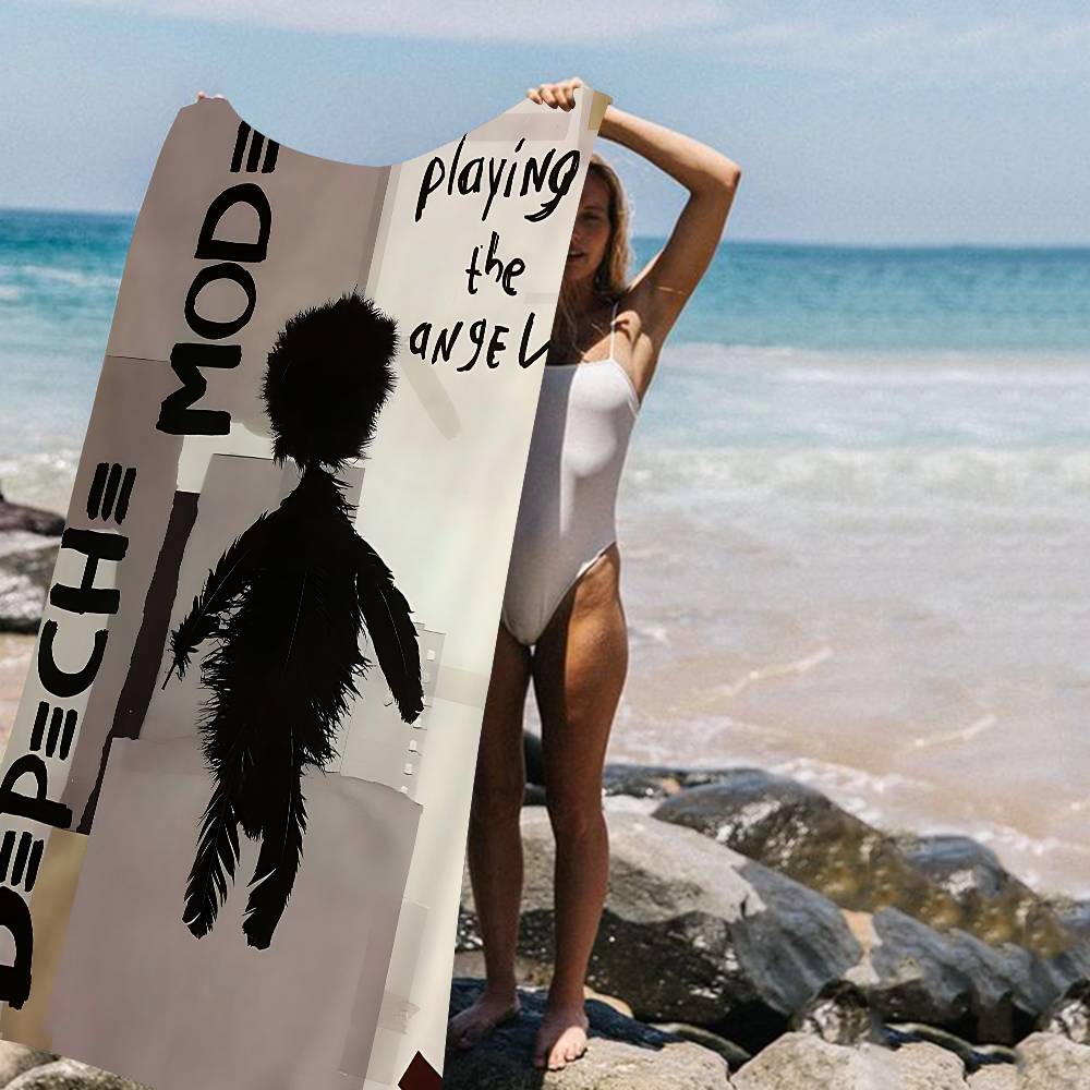 D-Depeche Mod Beach Towel Colorful Bath Towels For Girl Microfiber Quick Dry Custom Sand Free Beach Yoga Spa Gym Pool