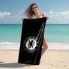Proof Beach Towel with Chelsea FC Logo Pattern - Soft,absorbent,quick-drying,machine Washable - Perfect for Swimming,camping,bathing