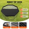VEVOR Dog Playpen, 8 Pcs 30"H x 24"W Panels Foldable Metal Pet Exercise Pen, Dog Fence Indoor and Outdoor Pen with Door