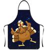 Playful Muscle Body Pattern Sleeveless Apron Washable Kitchen Apron For Barbecue Friend Gathering Party Gift