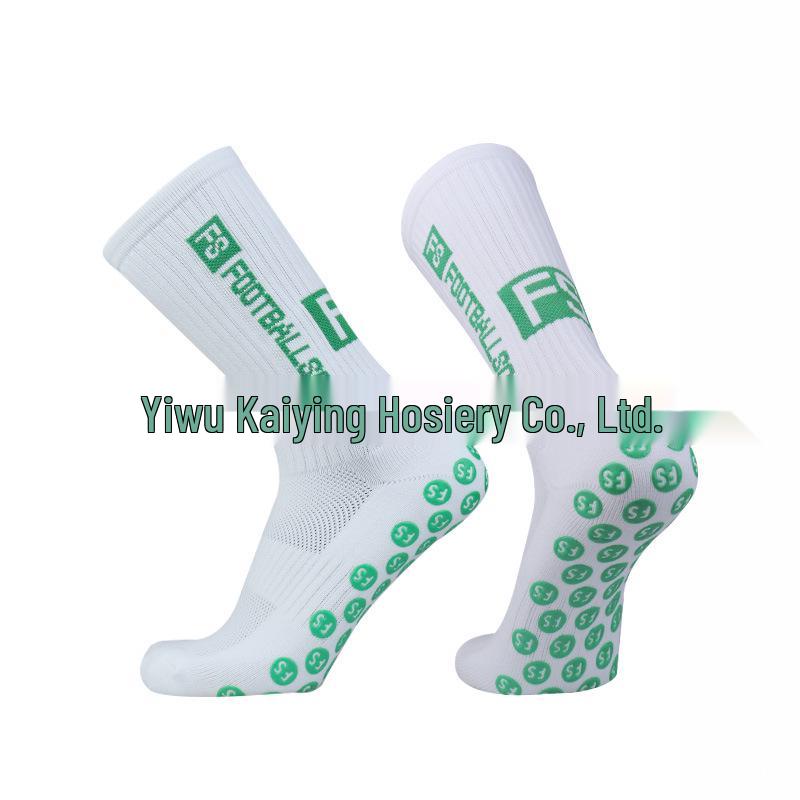 FS Sports Non-slip Thickened Towel Bottom Football Socks for Adults