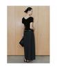 Diaepeocheo Delia Short Sleeve Knit Top Black (Ta6451A015)
