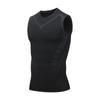 Men's Quick-Dry Fitness Sleeveless Set: Tight-Fit Wide-Shoulder Running & Basketball Training Vest & Shorts.
