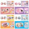 Bedroom Pretend Play Paper Doll House Living Room 3D Paper Puzzle Room  Kindergarten